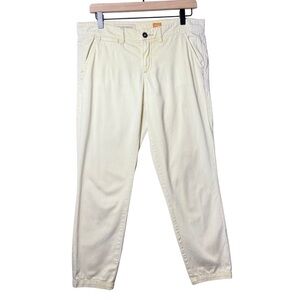 Pilcro and the Letterpress Anthropologie Women Light Yellow Stretch Pant 27